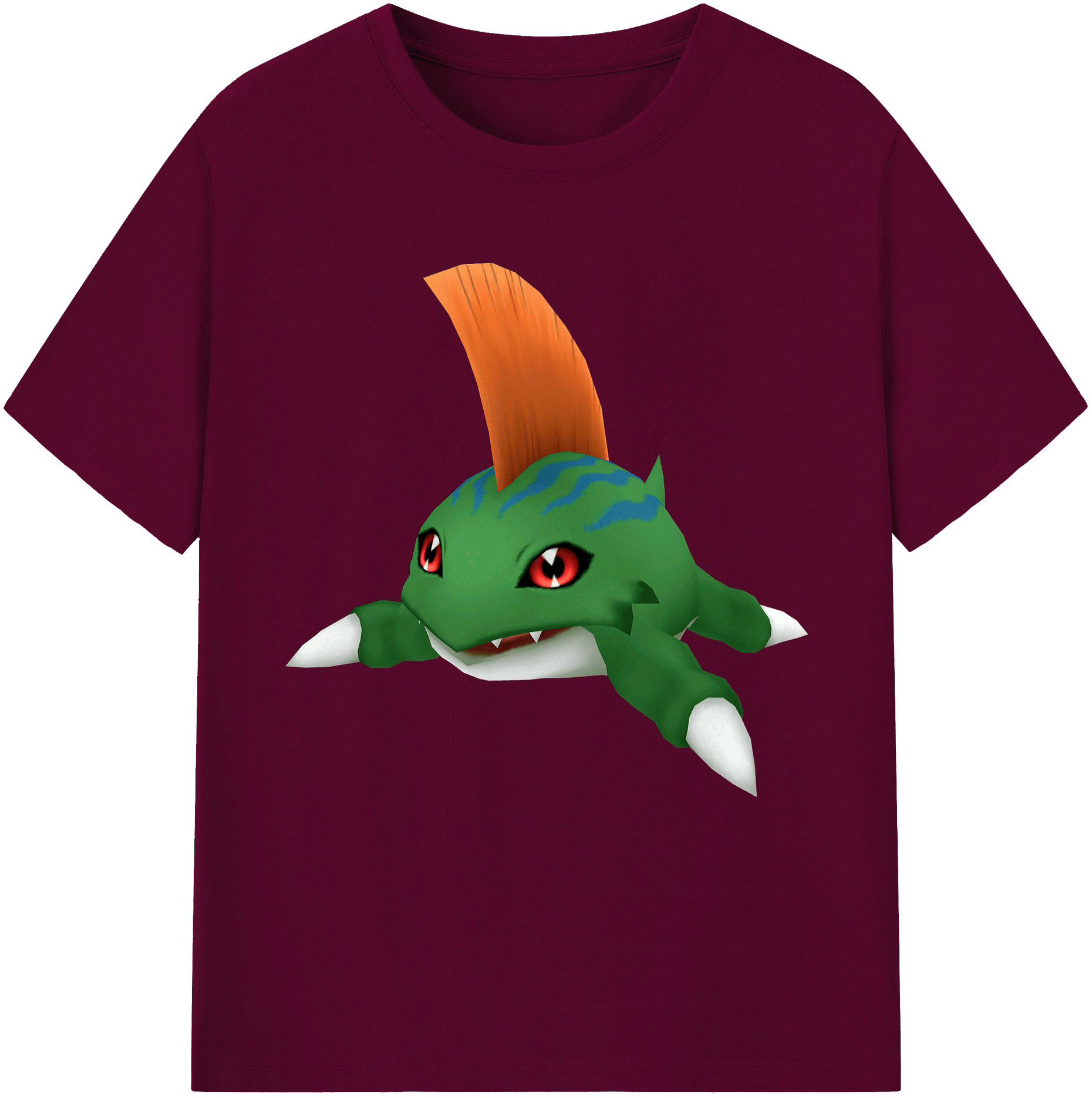 （画像用） Digimon デジタルモンスター/デジモン レディースカジュアルプリントTシャツ（綿100％）